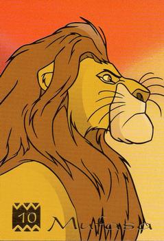 1995 Panini The Lion King #10 Mufasa Front