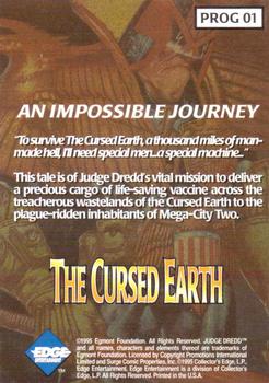 1995 Edge Entertainment Judge Dredd: The Epics #PROG 1 An Impossible Journey Back