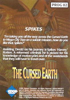 1995 Edge Entertainment Judge Dredd: The Epics #PROG 2 Spikes Back
