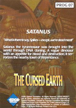 1995 Edge Entertainment Judge Dredd: The Epics #PROG 7 Satanus Back