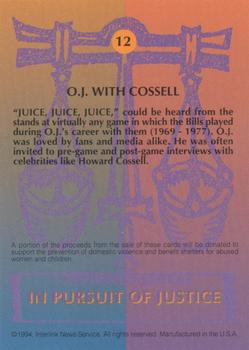 1994 In Pursuit of Justice: The Simpson Case #12 O.J. with Cossell Back
