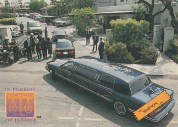 1994 In Pursuit of Justice: The Simpson Case #34 Black Limo Front