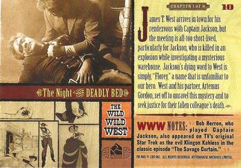 2000 Rittenhouse The Wild Wild West #10 The Night of the Deadly Bed - Chapter 1 of 9 Back
