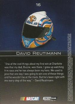 2010 Press Pass Premium #16 David Reutimann Back