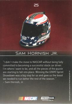 2010 Press Pass Premium #25 Sam Hornish Jr. Back