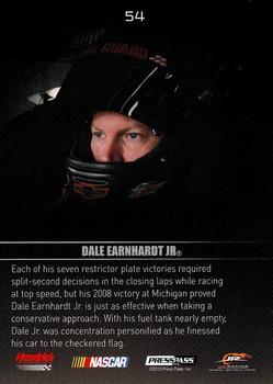 2010 Press Pass Premium #54 Dale Earnhardt Jr. Back