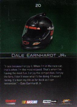 2010 Press Pass Premium #20 Dale Earnhardt Jr. Back