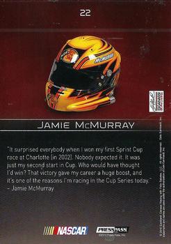 2010 Press Pass Premium #22 Jamie McMurray Back
