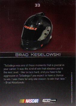 2010 Press Pass Premium #33 Brad Keselowski Back