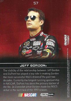 2010 Press Pass Premium #57 Jeff Gordon Back