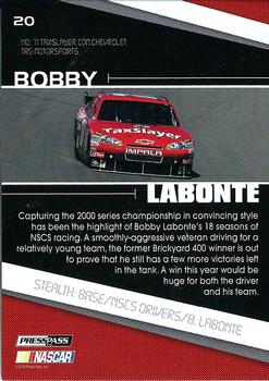 2010 Press Pass Stealth #20 Bobby Labonte Back
