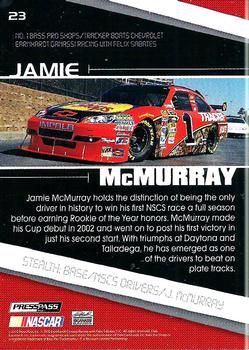 2010 Press Pass Stealth #23 Jamie McMurray Back