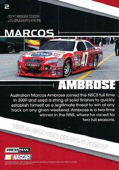2010 Press Pass Stealth #2 Marcos Ambrose Back