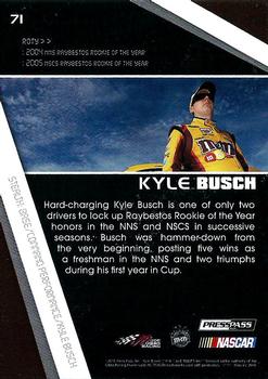 2010 Press Pass Stealth #71 Kyle Busch Back