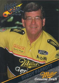 1994 Wheels High Gear Power Pack Team Set Miller Genuine Draft #5 Buddy Parrott Front
