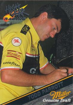 1994 Wheels High Gear Power Pack Team Set Miller Genuine Draft #6 Todd Parrott Front
