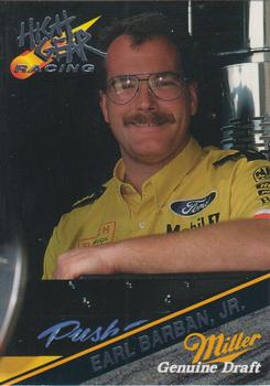 1994 Wheels High Gear Power Pack Team Set Miller Genuine Draft #12 Earl Barban Jr. Front