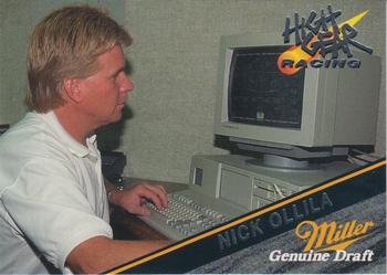 1994 Wheels High Gear Power Pack Team Set Miller Genuine Draft #14 Nick Ollila Front