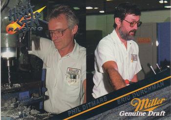 1994 Wheels High Gear Power Pack Team Set Miller Genuine Draft #26 Phil Ditmars / Eric Durchman Front