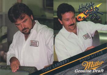 1994 Wheels High Gear Power Pack Team Set Miller Genuine Draft #31 Tony Lambert / David Little Front