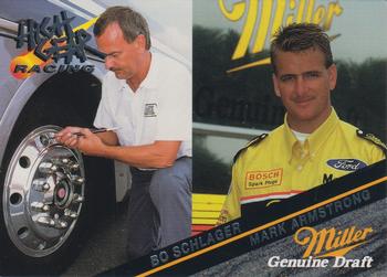 1994 Wheels High Gear Power Pack Team Set Miller Genuine Draft #33 Bo Schlager / Mark Armstrong Front