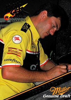1994 Wheels High Gear Power Pack Team Set Miller Genuine Draft - Gold #6 Todd Parrott Front