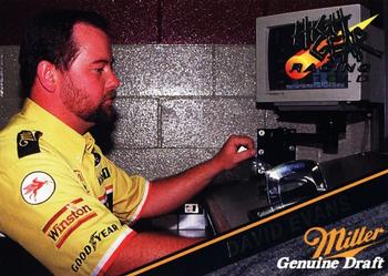 1994 Wheels High Gear Power Pack Team Set Miller Genuine Draft - Gold #30 David Evans Front