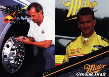 1994 Wheels High Gear Power Pack Team Set Miller Genuine Draft - Gold #33 Bo Schlager/Mark Armstrong Front