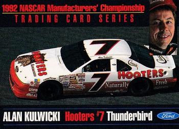 1992 Ford Motorsports NASCAR Manufacturers' Championship #NNO Alan Kulwicki Front