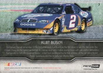 2010 Press Pass Showcase #7 Kurt Busch Back