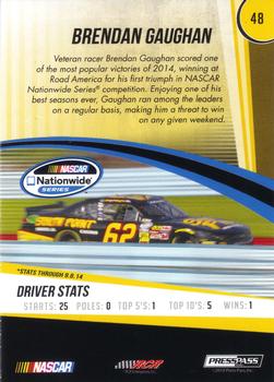 2015 Press Pass Cup Chase - Red #48 Brendan Gaughan Back