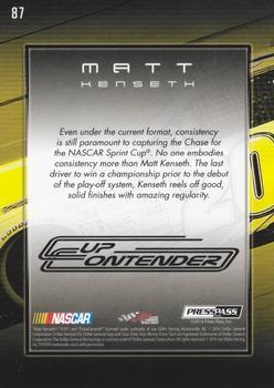 2015 Press Pass Cup Chase - Red #87 Matt Kenseth Back