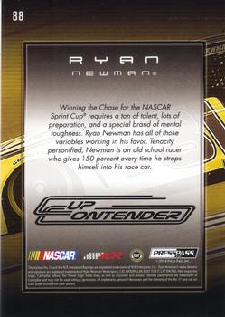 2015 Press Pass Cup Chase - Red #88 Ryan Newman Back