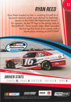 2015 Press Pass Cup Chase - Gold #51 Ryan Reed Back