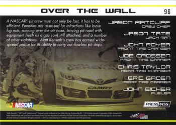 2015 Press Pass Cup Chase - Green #96 No. 20 Dollar General Toyota Back