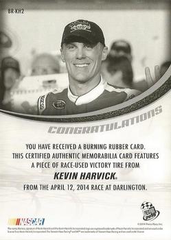 2015 Press Pass Cup Chase - Burning Rubber #BR-KH2 Kevin Harvick Back