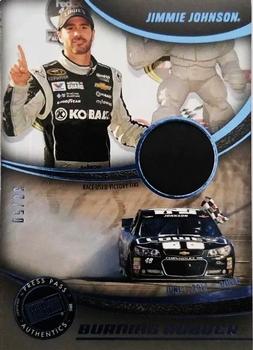 2015 Press Pass Cup Chase - Burning Rubber Blue #BR-JJ2 Jimmie Johnson Front