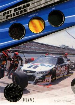 2015 Press Pass Cup Chase - Pit Road Pieces #PPM-TS Tony Stewart Front