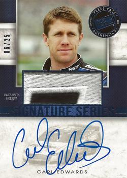2015 Press Pass Cup Chase - Signature Series Blue #SS-CE Carl Edwards Front