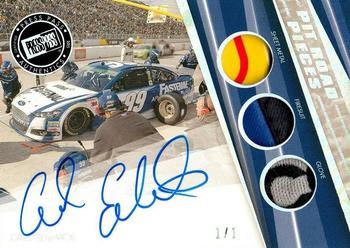 2015 Press Pass Cup Chase - Pit Road Pieces Autographs Melting #PRP-CE Carl Edwards Front