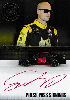 2015 Press Pass Cup Chase - Press Pass Signings #PPS-JW Josh Wise Front