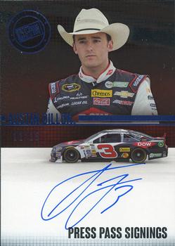 2015 Press Pass Cup Chase - Press Pass Signings Blue #PPS-AD Austin Dillon Front