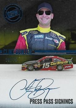 2015 Press Pass Cup Chase - Press Pass Signings Blue #PPS-CB1 Clint Bowyer Front