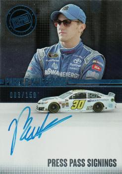 2015 Press Pass Cup Chase - Press Pass Signings Blue #PPS-PK Parker Kligerman Front