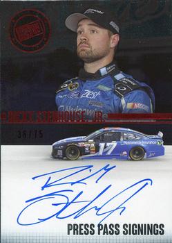 2015 Press Pass Cup Chase - Press Pass Signings Red #PPS-RSJ Ricky Stenhouse Jr. Front