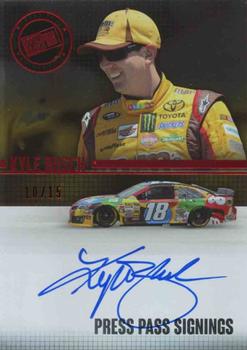 2015 Press Pass Cup Chase - Press Pass Signings Red #PPS-KYB Kyle Busch Front