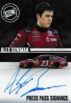 2015 Press Pass Cup Chase - Press Pass Signings Melting #PPS-AB Alex Bowman Front