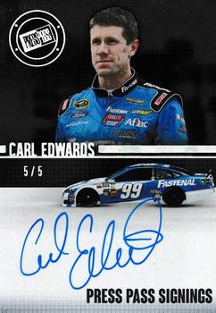 2015 Press Pass Cup Chase - Press Pass Signings Melting #PPS-CE1 Carl Edwards Front