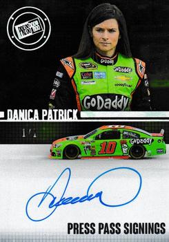 2015 Press Pass Cup Chase - Press Pass Signings Melting #PPS-DP Danica Patrick Front