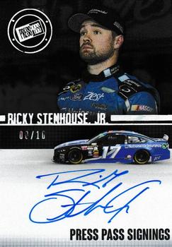 2015 Press Pass Cup Chase - Press Pass Signings Melting #PPS-RSJ Ricky Stenhouse Jr. Front